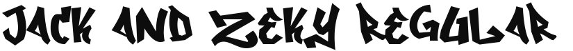 Jack and Zeky font download