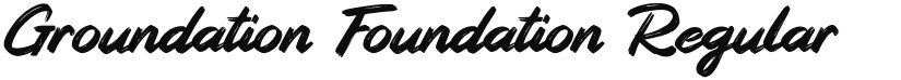 Groundation Foundation font download