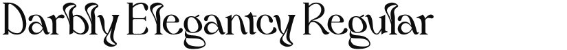 Darbly Elegantcy font download