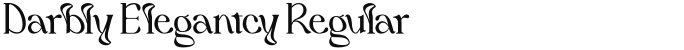 Darbly Elegantcy Regular