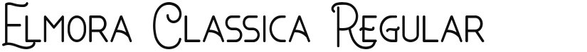 Elmora Classica font download