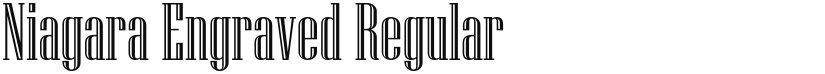 Niagara Engraved font download
