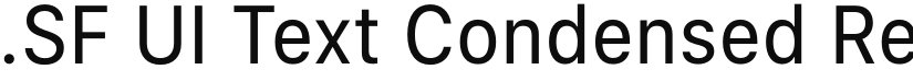 .SF UI Text Condensed font download