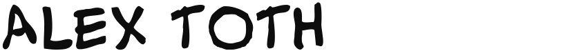 Alex Toth font download
