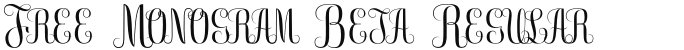 Free Monogram Beta Regular