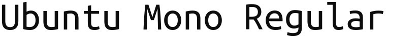Ubuntu Mono font download