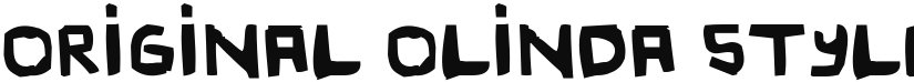 Original Olinda Style font download