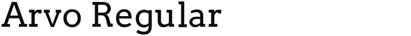 Arvo font download
