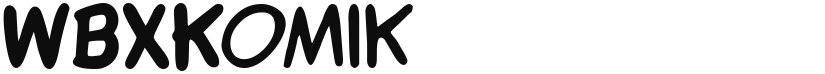 WBX Komik font download