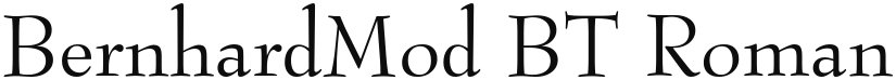 BernhardMod BT font download