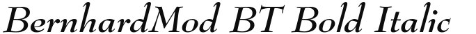 BernhardMod BT Bold Italic