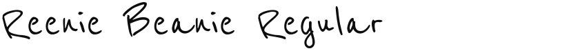 Reenie Beanie font download
