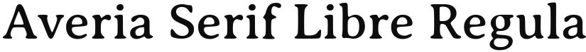 Averia Serif Libre font download