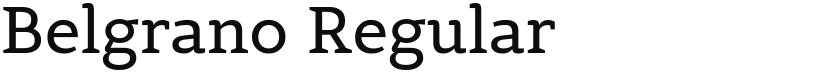 Belgrano font download