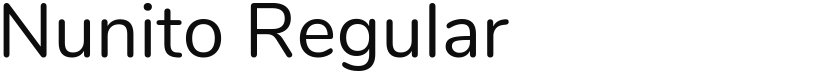 Nunito font download