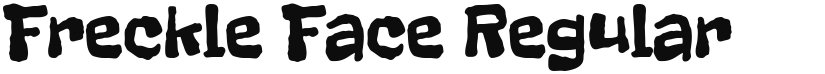 Freckle Face font download