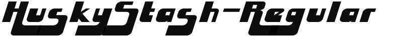 Husky Stash font download