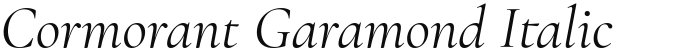 Cormorant Garamond Italic