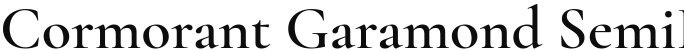 Cormorant Garamond SemiBold