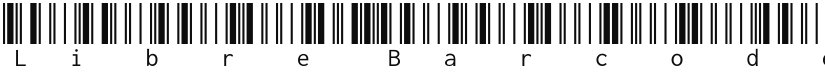 Libre Barcode 39 Extended Text font download