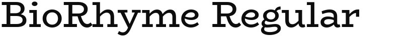BioRhyme font download