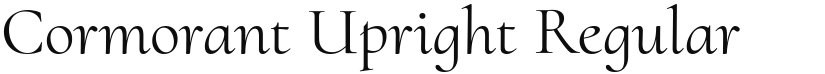 Cormorant Upright font download