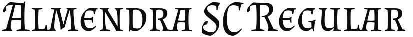 Almendra SC font download