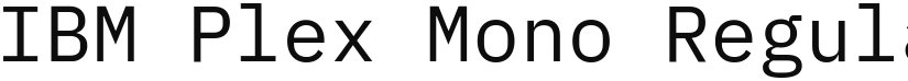 IBM Plex Mono font download