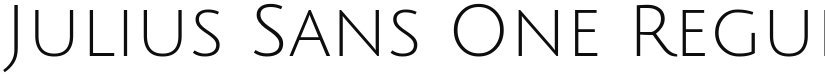 Julius Sans One font download