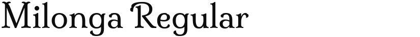 Milonga font download