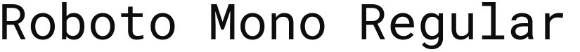 Roboto Mono font download