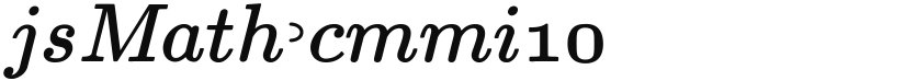 jsMath-cmmi10 font download