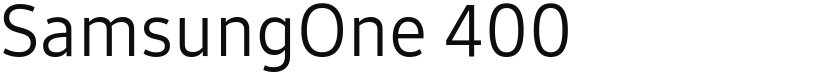 SamsungOne font download
