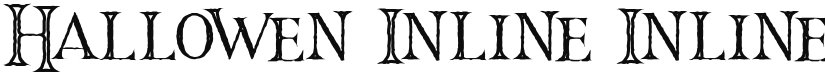 Hallowen Inline font download