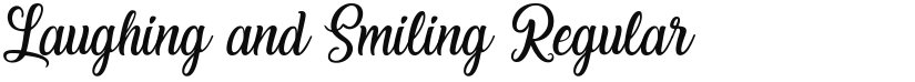 Laughing and Smiling font download