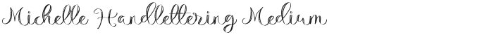 Michelle Handlettering Medium