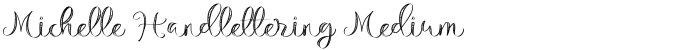 Michelle Handlettering Medium