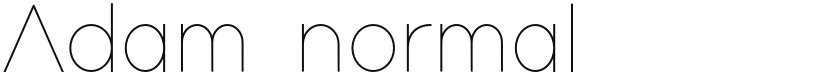 Adam font download