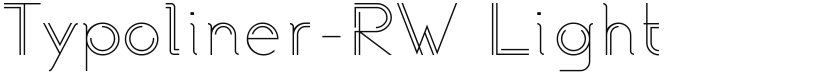 Typoliner-RW font download