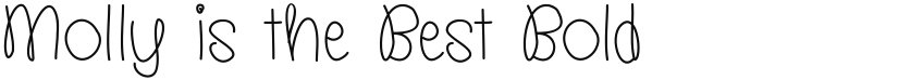 Molly is the Best font download