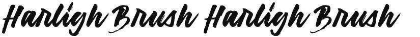 Harligh Brush font download
