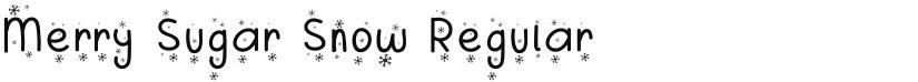 Merry Sugar Snow font download