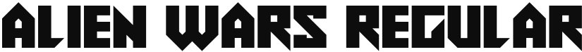Alien Wars font download