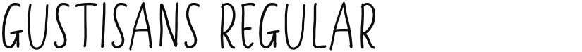 Gustisans font download