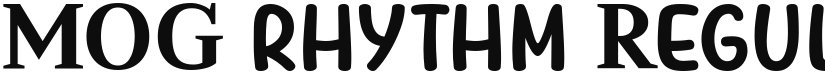 MOG rhythm font download
