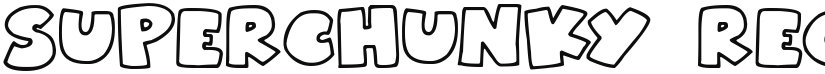 Superchunky font download