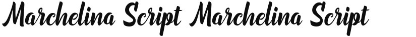 Marchelina Script font download