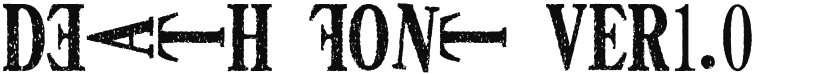 Death Font font download