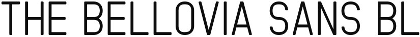 The Bellovia Sans font download
