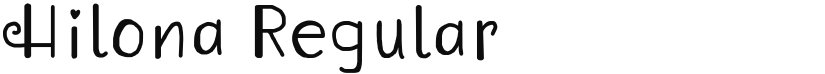 Hilona font download